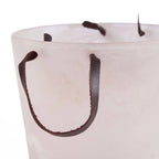 Seau à glace en résine marbrée rose et blanc 23 cm, vue 4