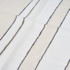 Serviette de table Provence en lin blanc à rayures 45x45 cm, vue 6