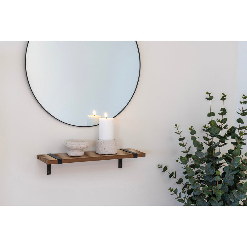 Dimensions Set de 2 bougeoirs ciment gris clair effet pierre volcanique