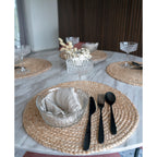 Sets de table Bombay jute tressé naturel ambiance table repas intérieur design