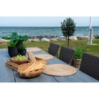 Sets de table Bombay jute naturel terrasse repas extérieur bord de mer