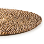 Set de table ovale Colonial en rotin brun 40 x 30 cm, vue 4