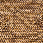 Set de table rectangulaire Colonial en rotin brun 30 x 40 cm, vue 5