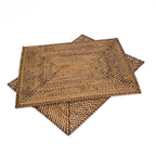 Set de table rectangulaire Colonial en rotin brun 30 x 40 cm, vue 6