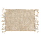 Set de table rectangulaire Isey en jonc de mer ajouré 50 x 30 cm