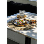 Set de table rond en jonc de mer bordé de cauris 38 cm, vue 4