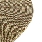 Set de table rond en perles dorées 30 cm, vue 4