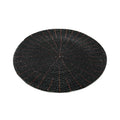 Set de table rond en perles noires 30 cm