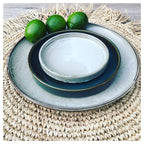 Set de table rond en raphia crocheté à frange 45 cm, vue 5