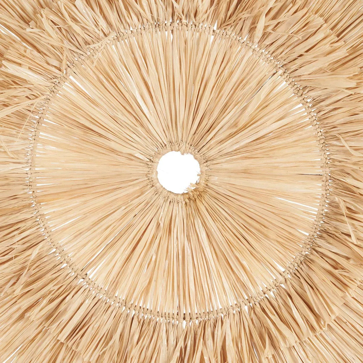 Soleil mural Sehseh en sisal 110 cm, vue 5