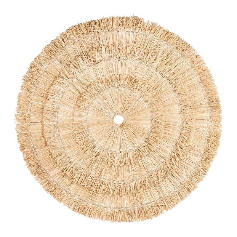 Dimensions Soleil mural Sehseh en sisal 110 cm
