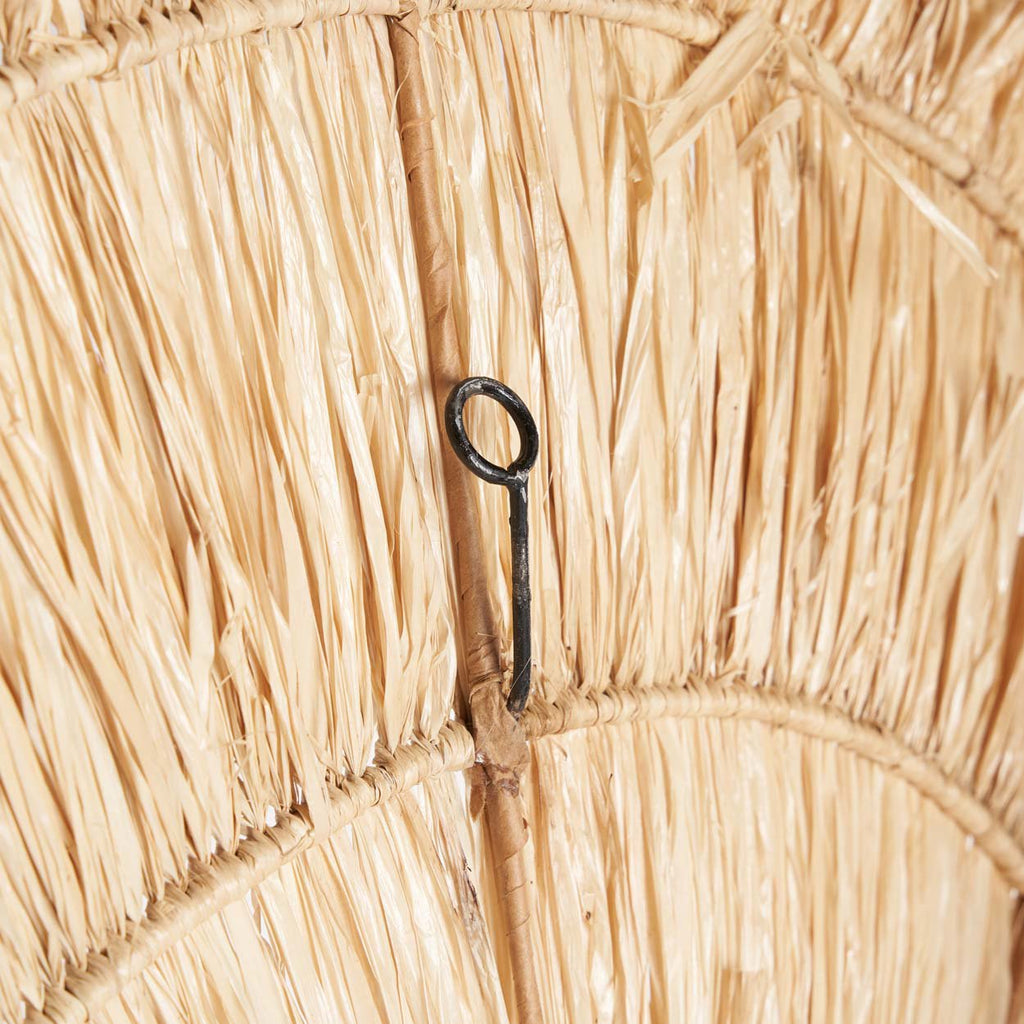 Soleil mural Sehseh en sisal 85 cm, vue 4