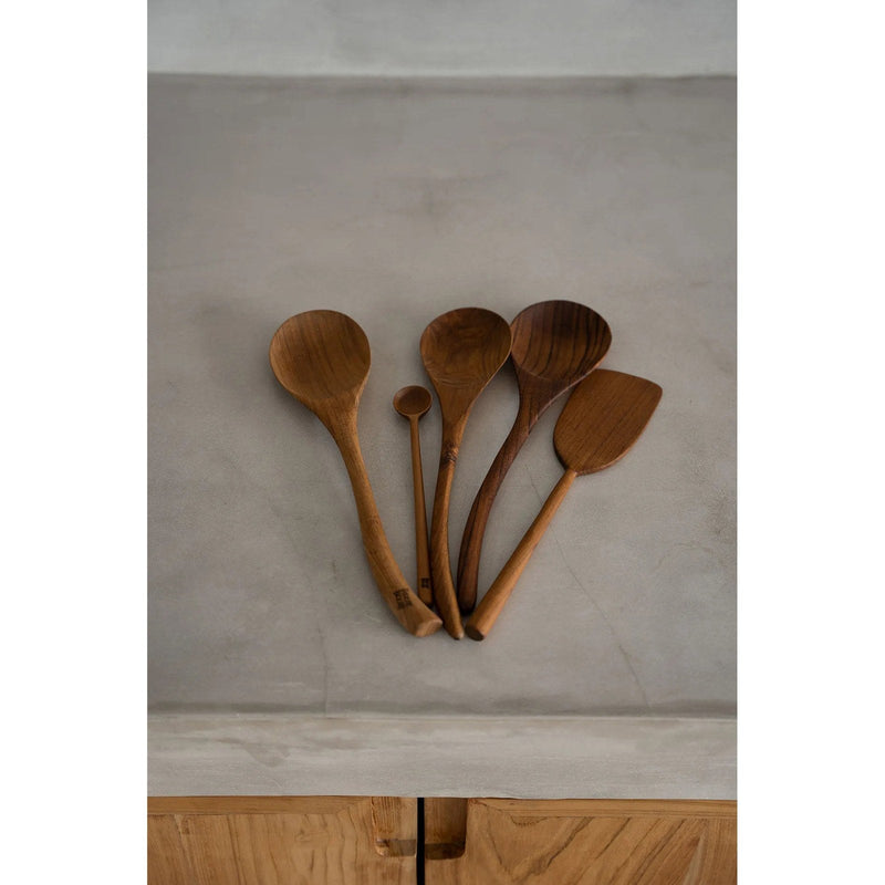 Dimensions Spatola da cucina in teak massello naturale 28 cm