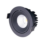Spot encastré Cyklop noir 4000 K