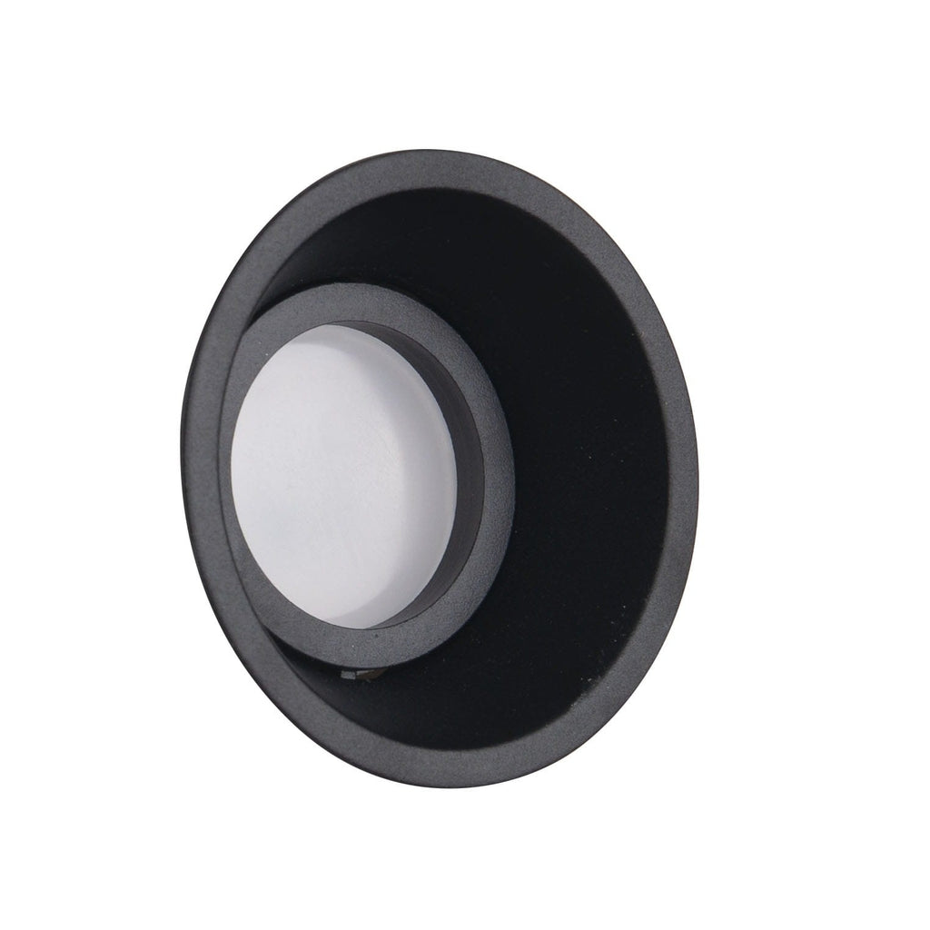 Spot encastré Deep noir GU10