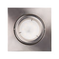 Spot encastré Fine carré acier brossé GU10