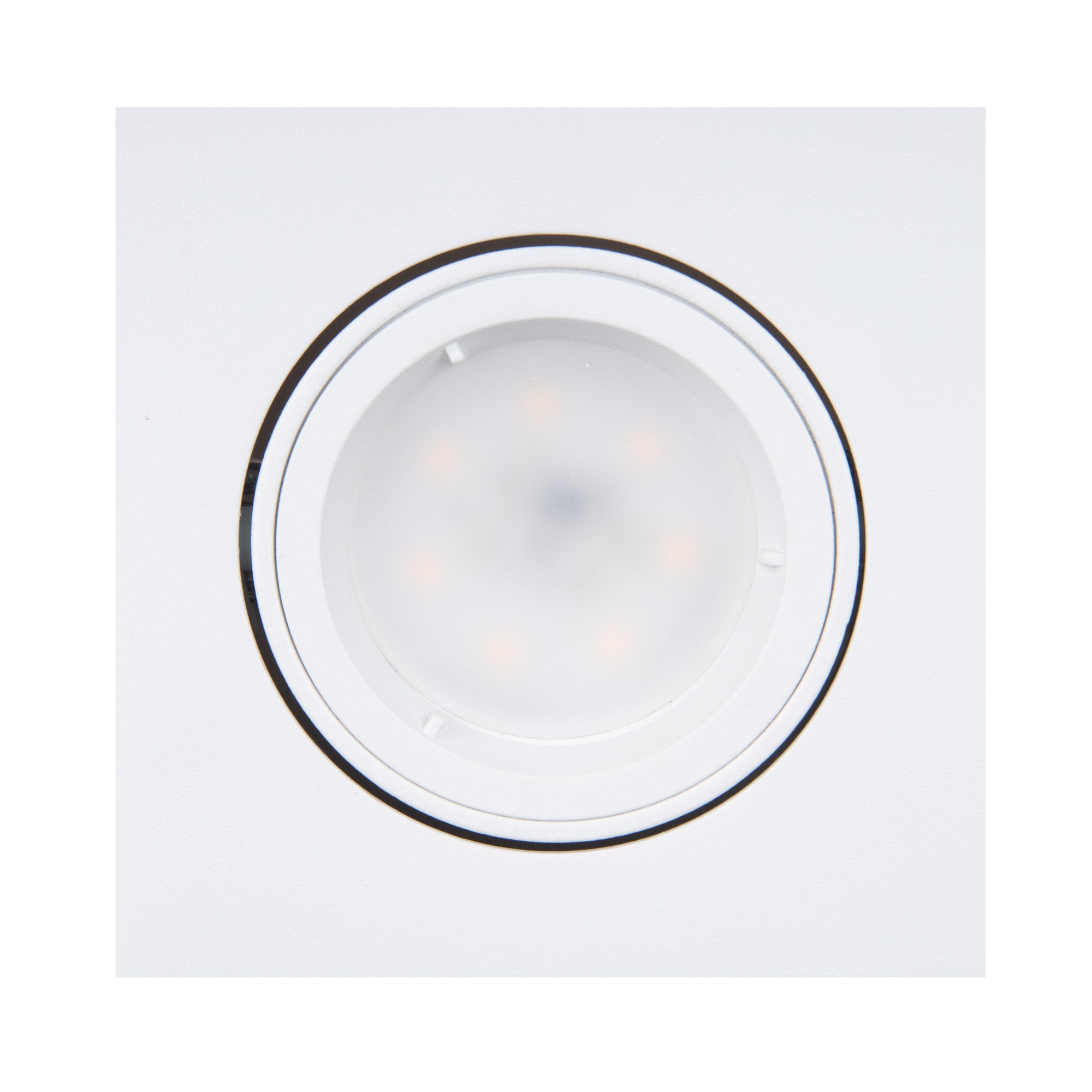 Spot encastré Fine carré blanc GU10