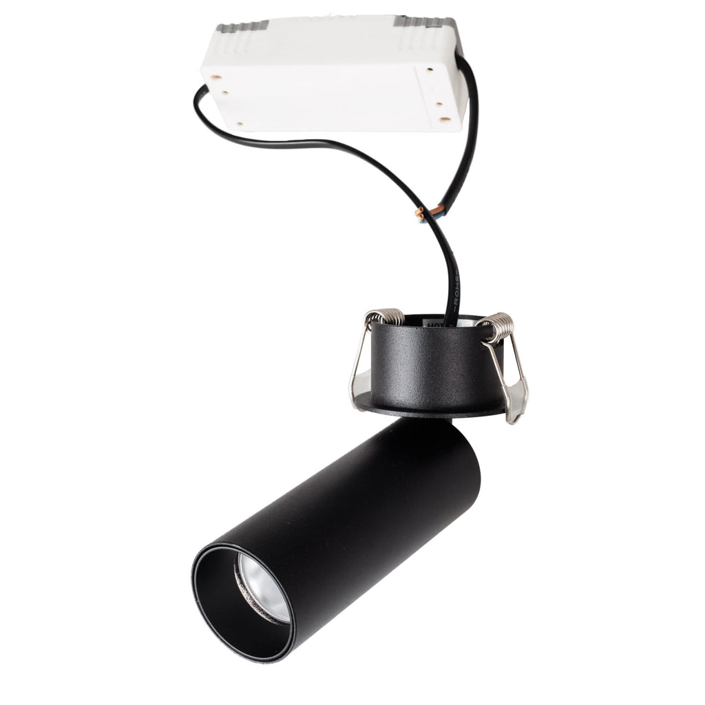 Spot encastré Halo Ø5 7 W noir, vue 3