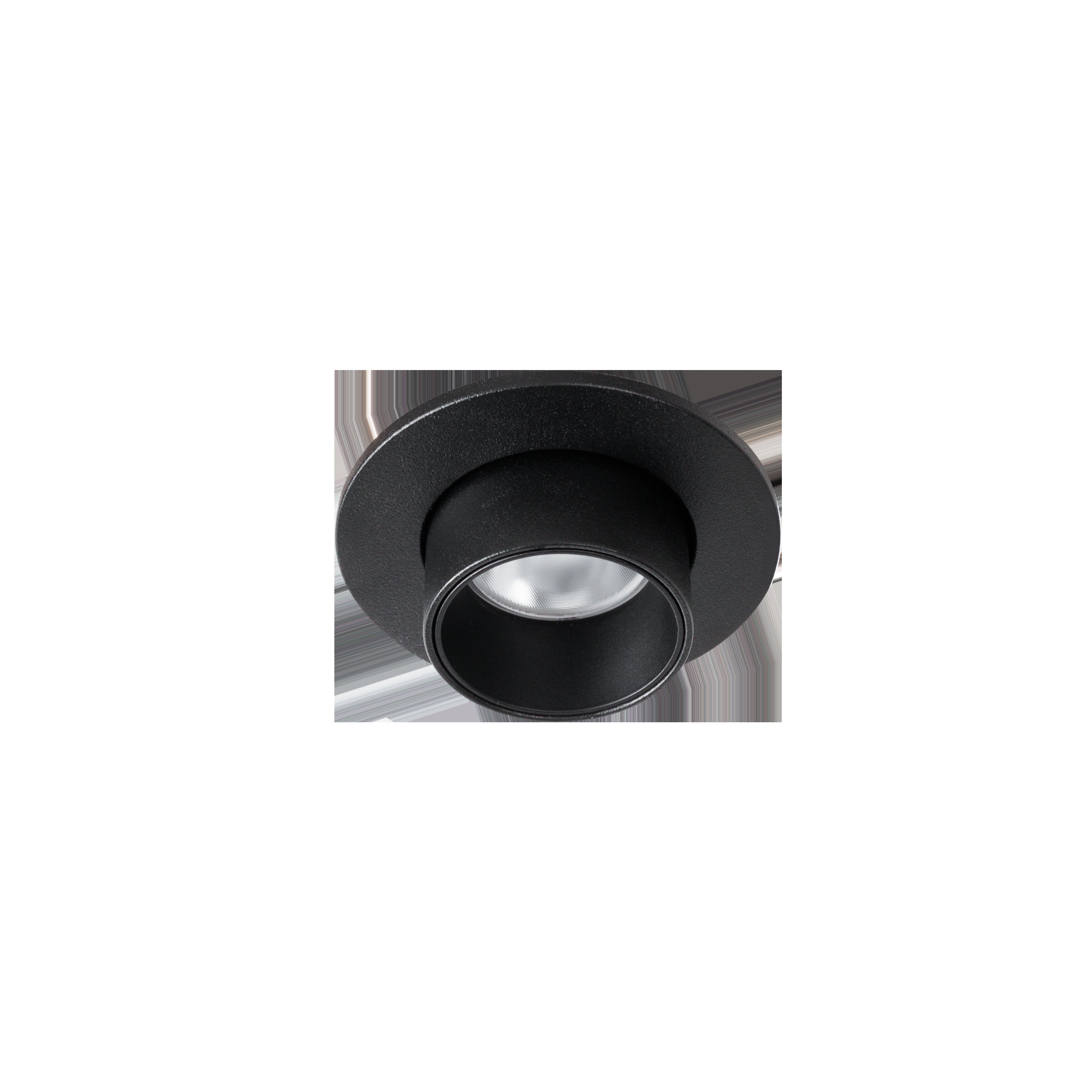 Spot encastré Halo Ø6 noir