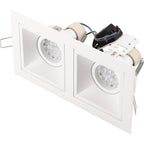 Spot encastré Hit double blanc GU10, vue 3
