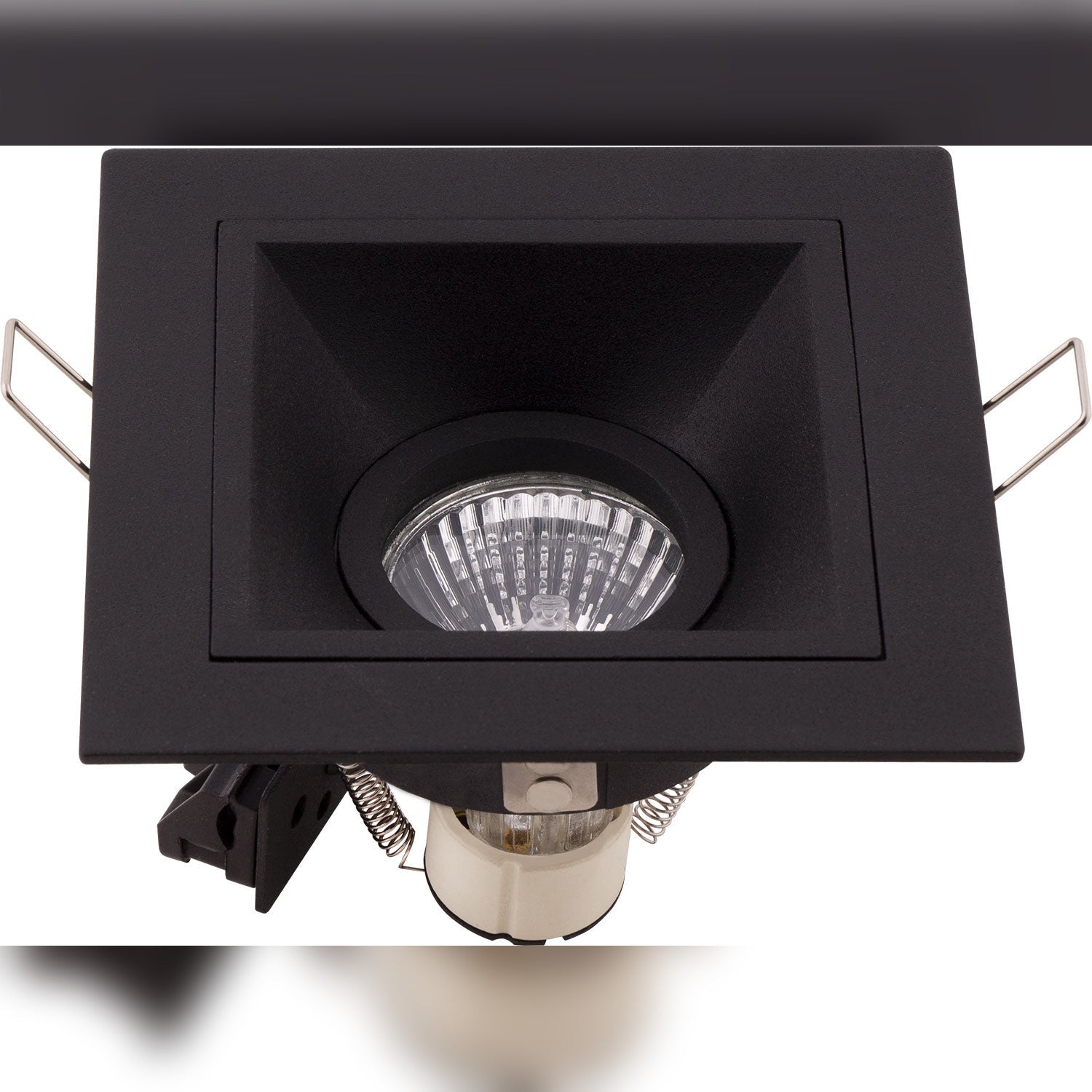 Spot encastré Hit noir GU10, vue 2