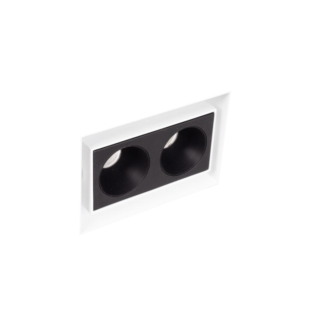 Spot encastré Modular rectangle 2 cellules 10 cm, vue 2
