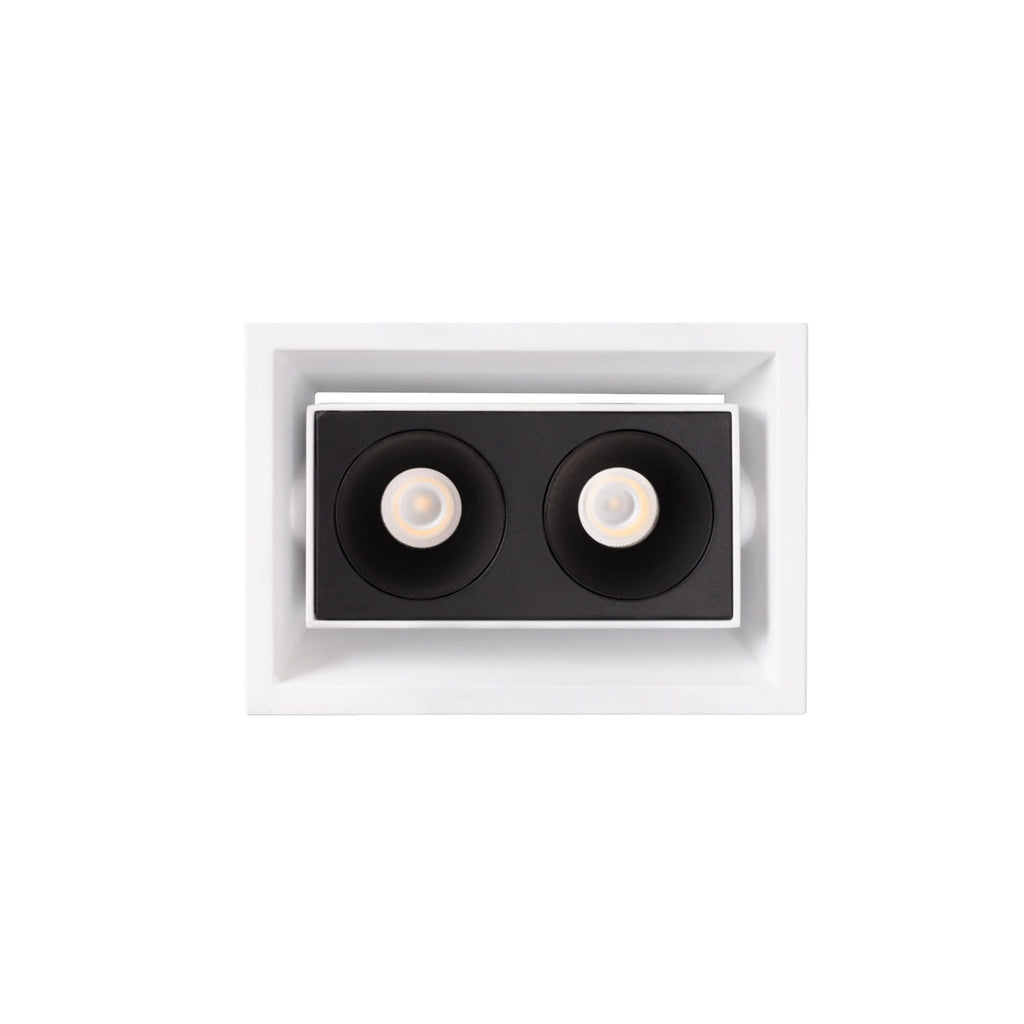 Spot encastré Modular rectangle 2 cellules 11 cm