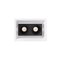 Spot encastré Modular rectangle 2 cellules 11 cm