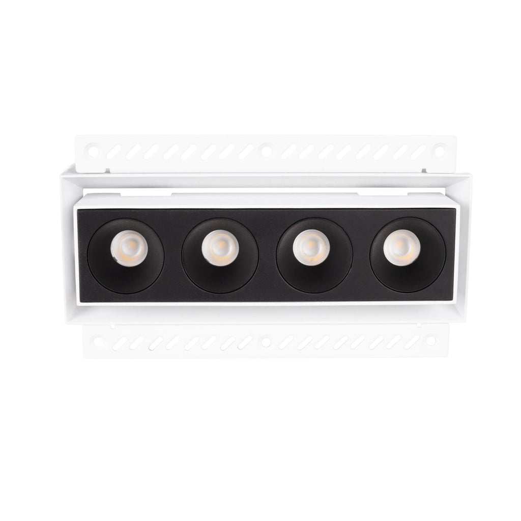 Spot encastré Modular rectangle 4 cellules 18 cm