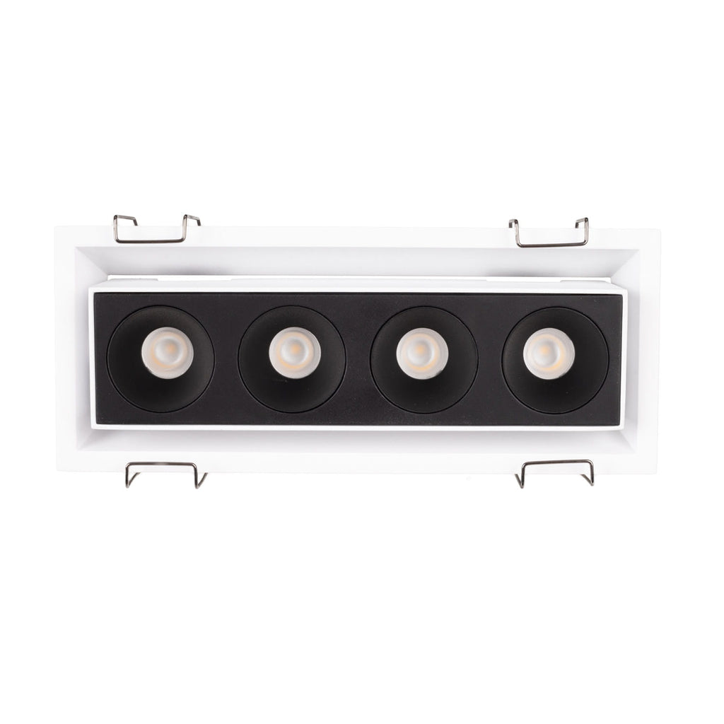 Spot encastré Modular rectangle 4 cellules 20 cm