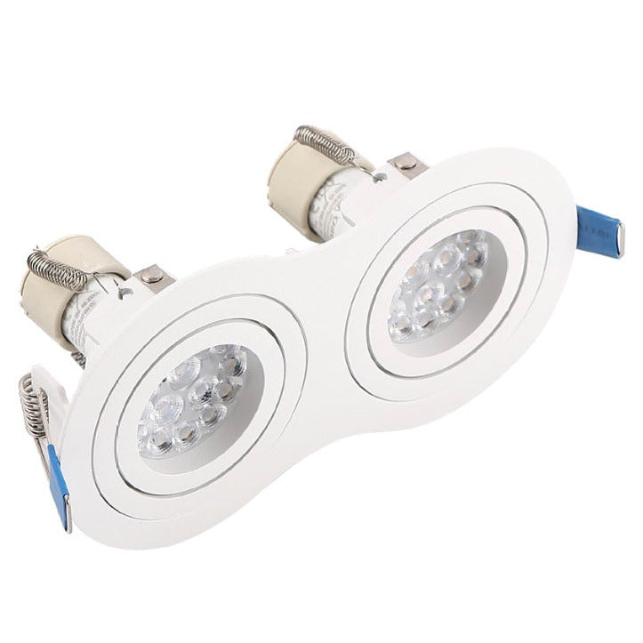 Spot encastré Signal double blanc GU10, vue 2