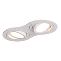 Spot encastré Signal double blanc GU10