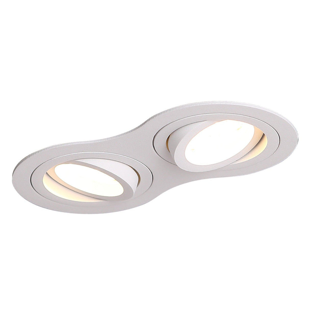 Spot encastré Signal double blanc GU10