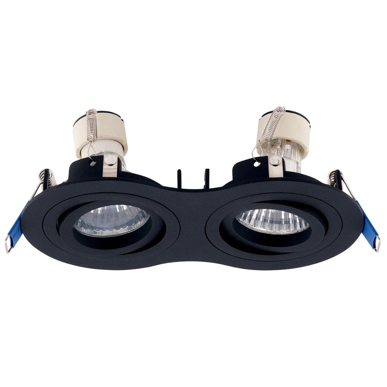 Spot encastré Signal double noir GU10, vue 3