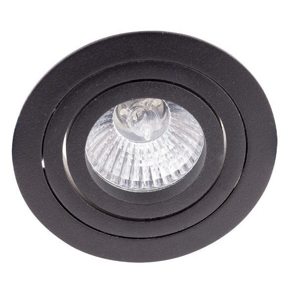 Spot encastré Signal noir GU10, vue 2