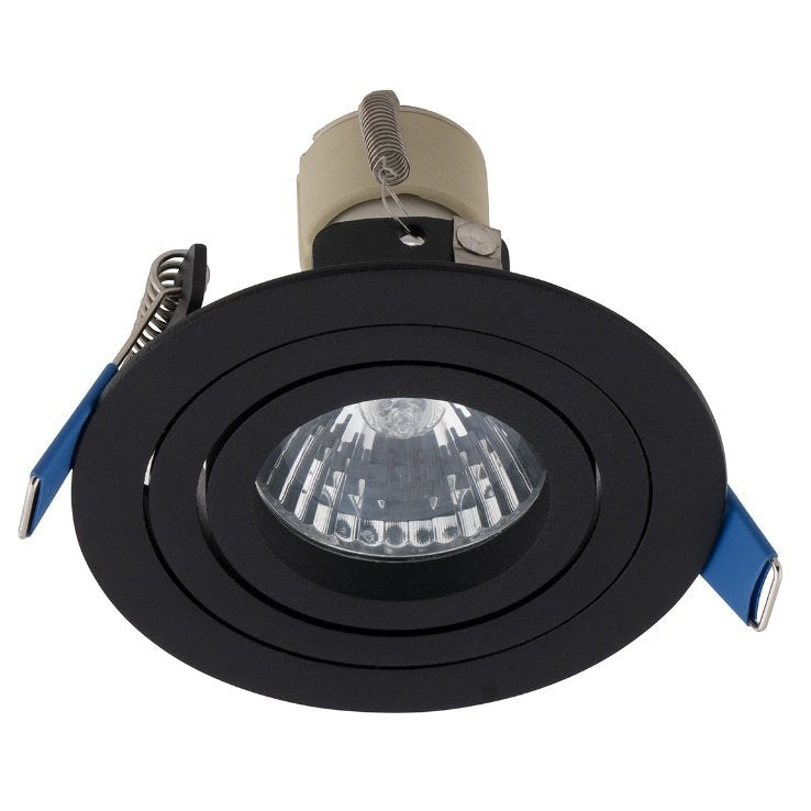 Spot encastré Signal noir GU10, vue 3