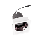 Spot encastré Spilio carré 8 cm sans cadre, vue 2