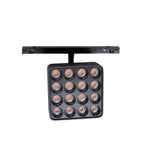 Spot Micro11 carré à grille 12 W noir connecté Zigbee, vue 3