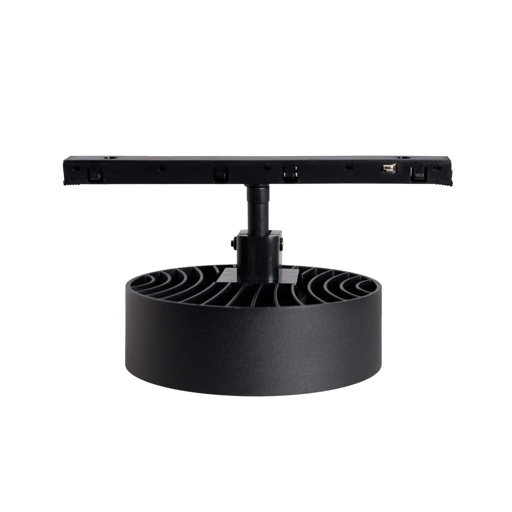 Spot Micro11 rond à grille 12 W noir, vue 2