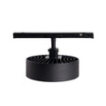 Spot Micro11 rond à grille 12 W noir connecté Zigbee