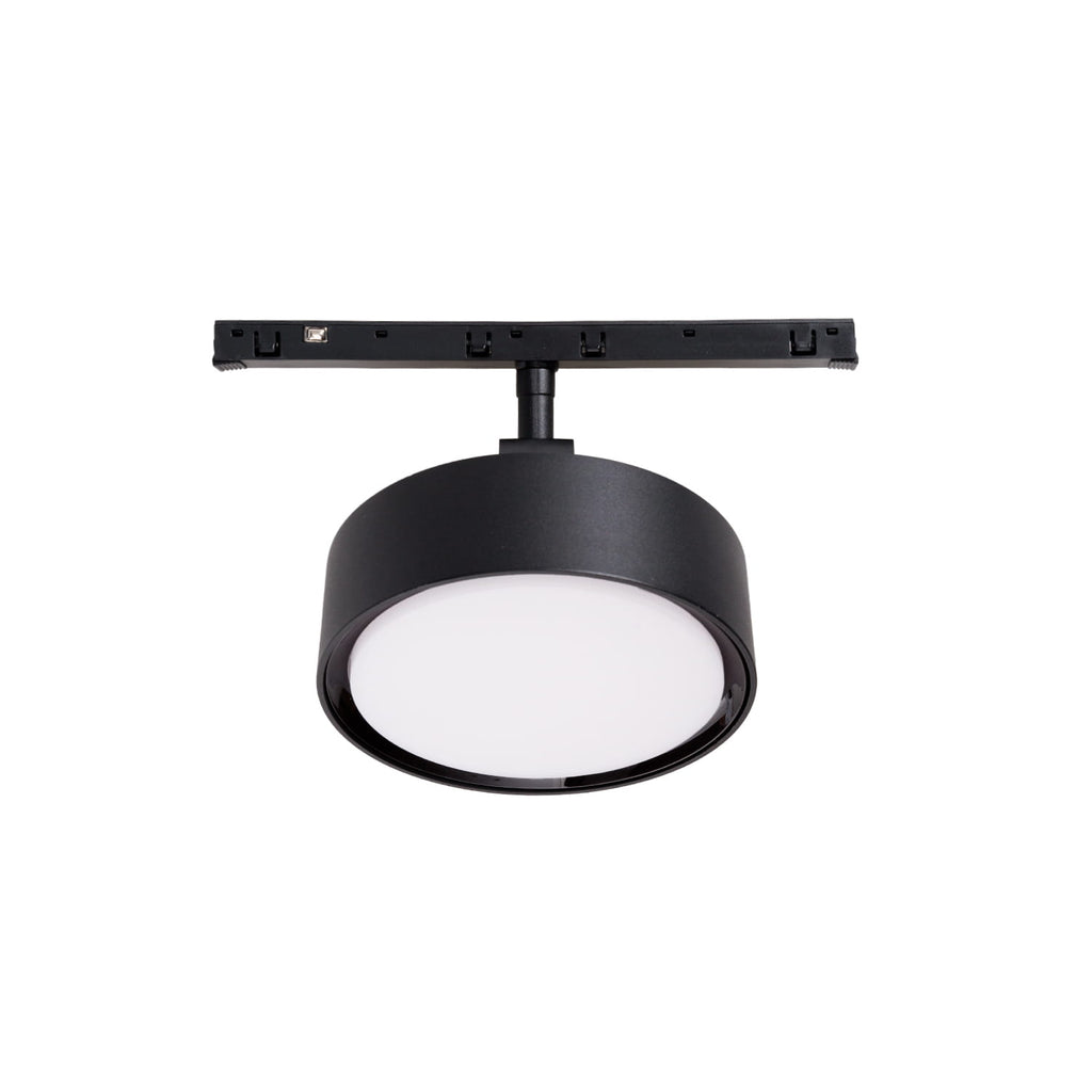 Spot Micro11 rond opale 12 W noir connecté Zigbee, vue 4