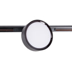 Spot Micro11 rond opale 12 W noir