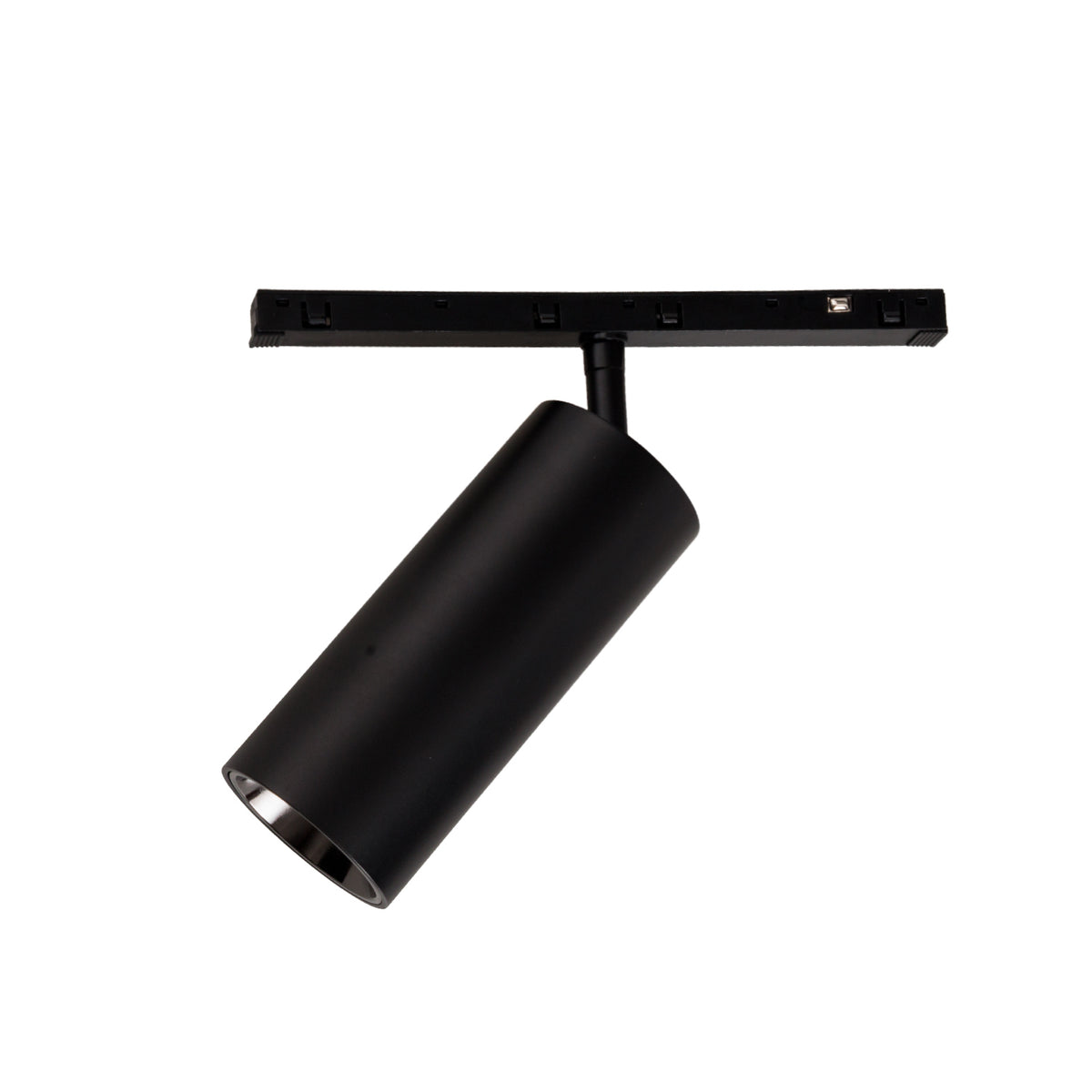 Spot Micro11 réflecteur 10 W noir cylindre orientable sur son embase aimantée