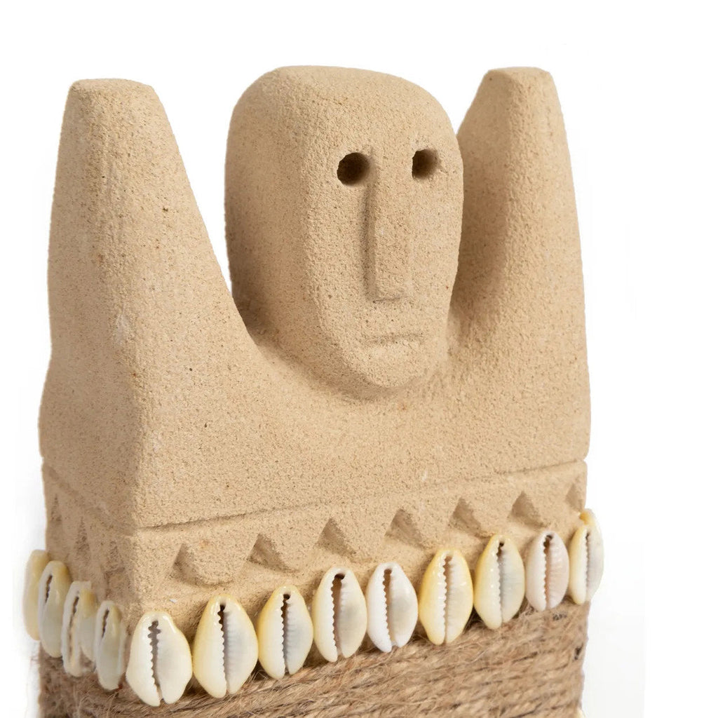 Statuette Sumba aux bras levés et cauris 14 cm, vue 8