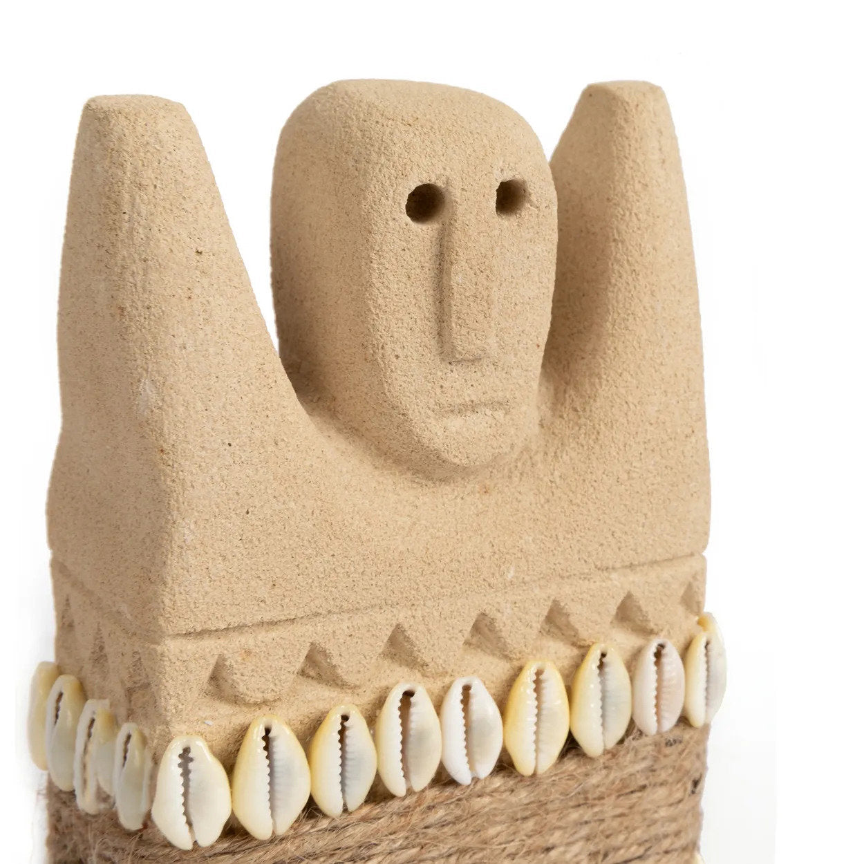 Statuette Sumba aux bras levés et cauris 14 cm, vue 8