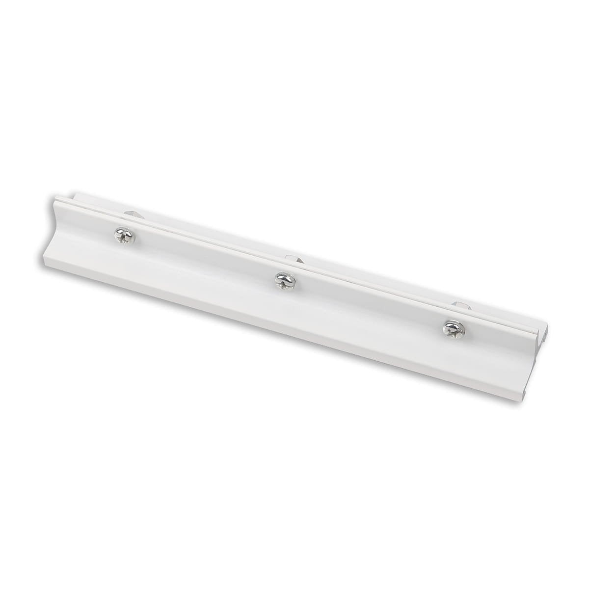 Support de fixation long pour rail triphasé blanc