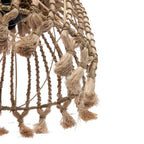 Suspension Abaca Tassel en abaca naturel à pompons, vue 6