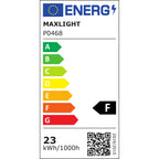 Étiquette énergie de la suspension Akiko 3 globes classe F