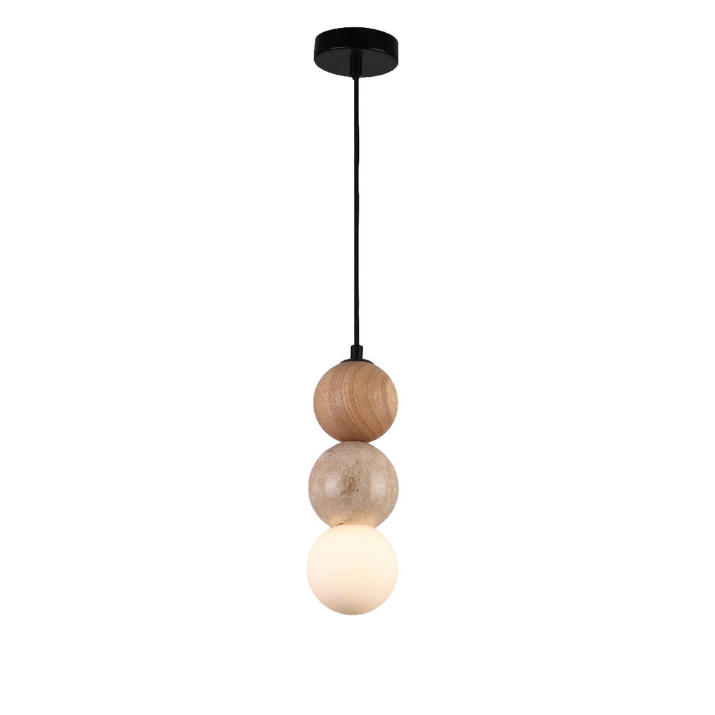 Suspension Alice ambrée G9, vue 2