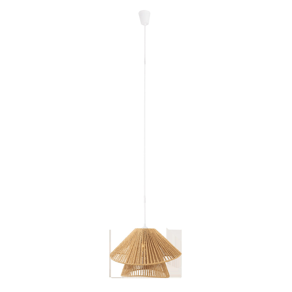 Suspension Amalfi II naturel E27